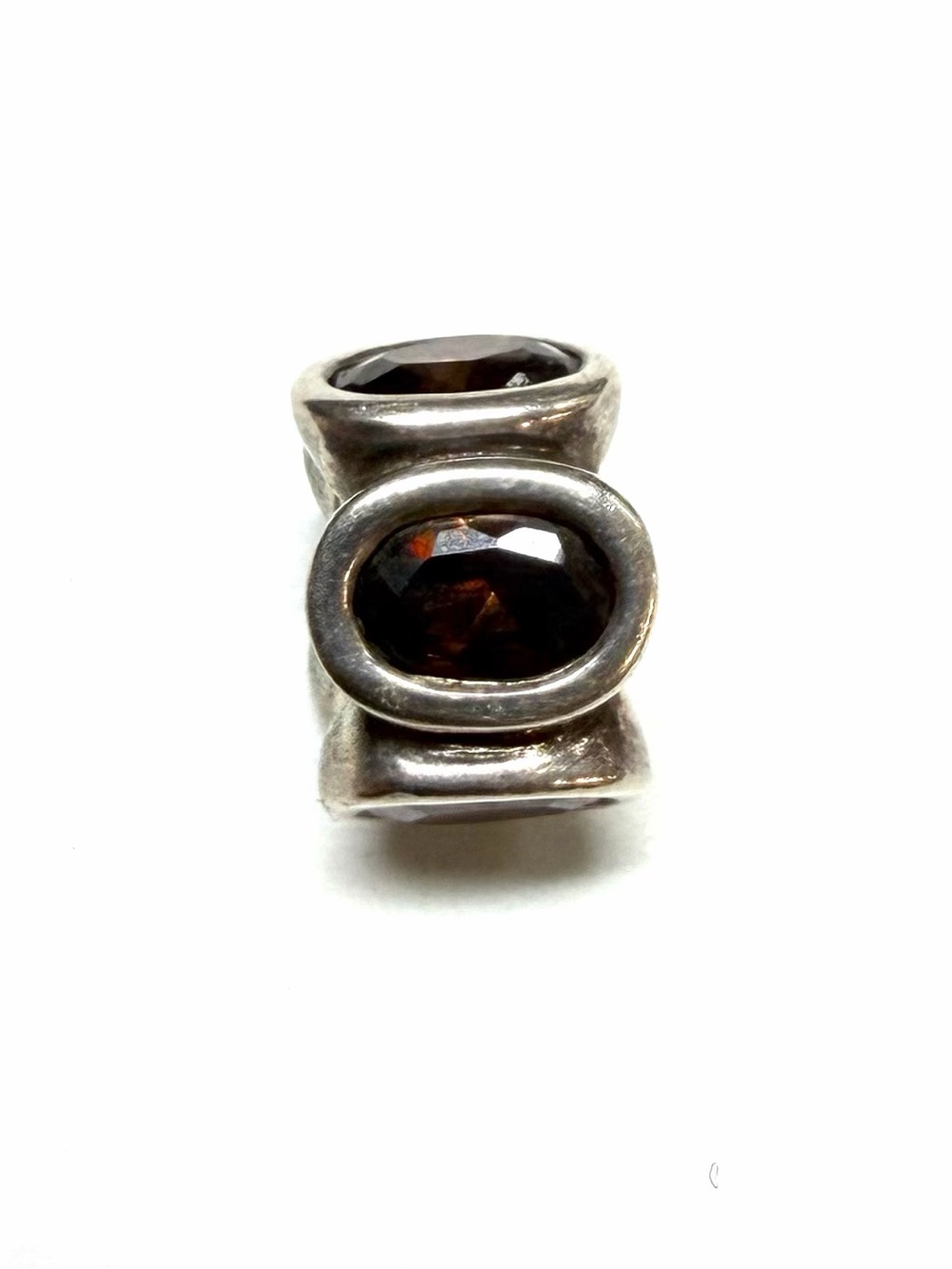 Pandora Sterling Silver Brown Oval Lights Bead 790311BCZ